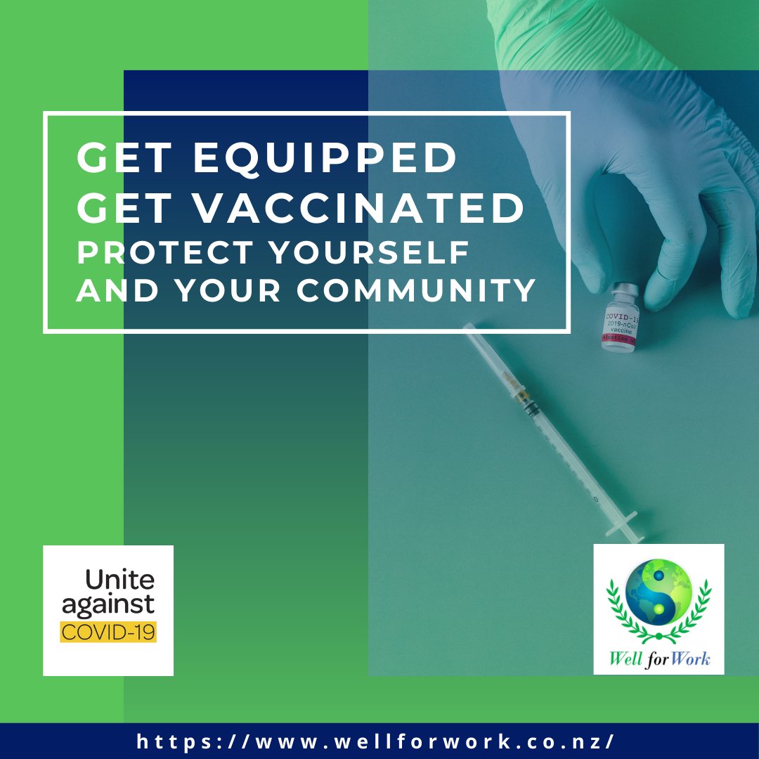 WellforWork's tweet photo. Get Equipped, Get Vaccinated.

Booking your COVID-19 vaccination is easy:
https://t.co/o9myvD0zLG

#WellForWork #vaxxie #GetVaccinated #GetVaccinatedNow #Vaccination #jab #investinhealth #healthcare #risks https://t.co/StrNiEQmVn