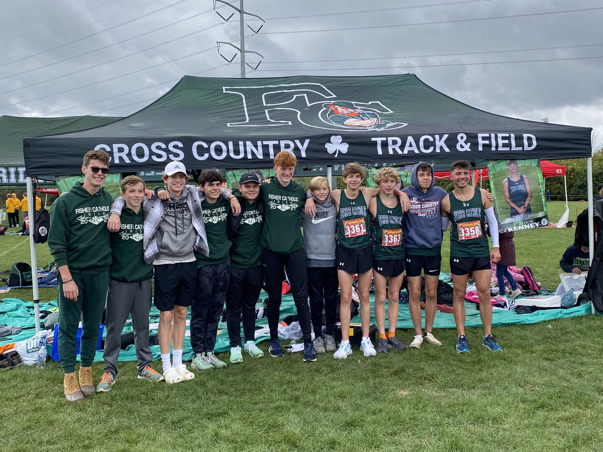 GoIrishXC's tweet photo. Our Boys team advances to next week’s Regional Meet! Our top 5 were Noah, Patrick, Alex, Thomas and Kendell. Our top 3 boys also qualified individually for their top 12 finishes👏👏👏. And way to go Alex for your sub 18! https://t.co/16Ry1Hcu1J