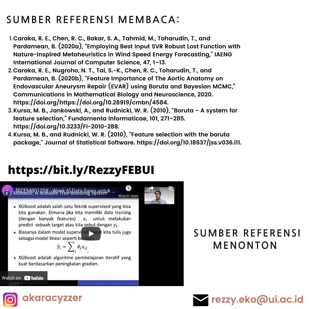 carakarezzy's tweet photo. Pada metode Boruta, eleminiasi variabel menggunakan nilai Z-Score untuk mereduksi variabel&amp;menciptakan ‘shadow value’ atau nilai bayangan.
Selamat belajar! Berasa jadi ninja pas olah data 📊📉📈
#Boruta #Boruto #Naruto #MachineLearning #DataScience #SainsData #Belajar #MasDosen https://t.co/QrPStSqZwo