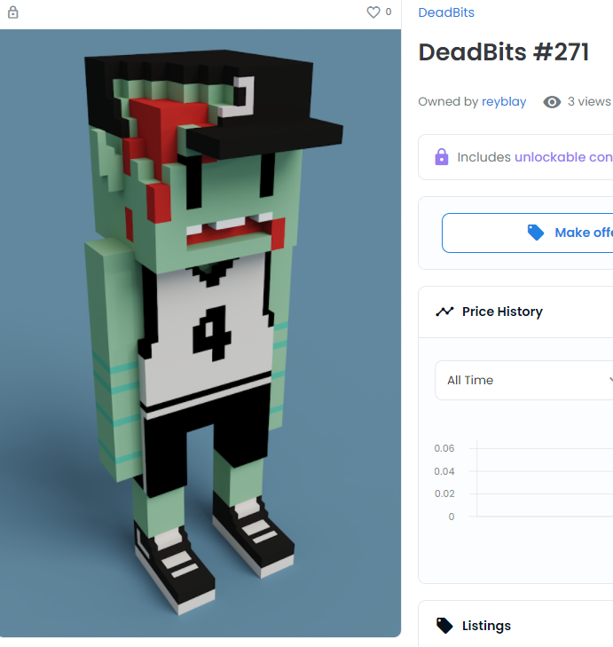 DeadGangNFT's tweet photo. 💀DeadBits - SOLD!!! 🎉 @opensea 💀
https://t.co/UD7oYHeLh9

#nft #nfts #nftart #cryptoart #sold #meebits 
#deadbits #cryptoartist #nftartist #Sales #OpenSeaNFT #opensea https://t.co/B0e452zIoL