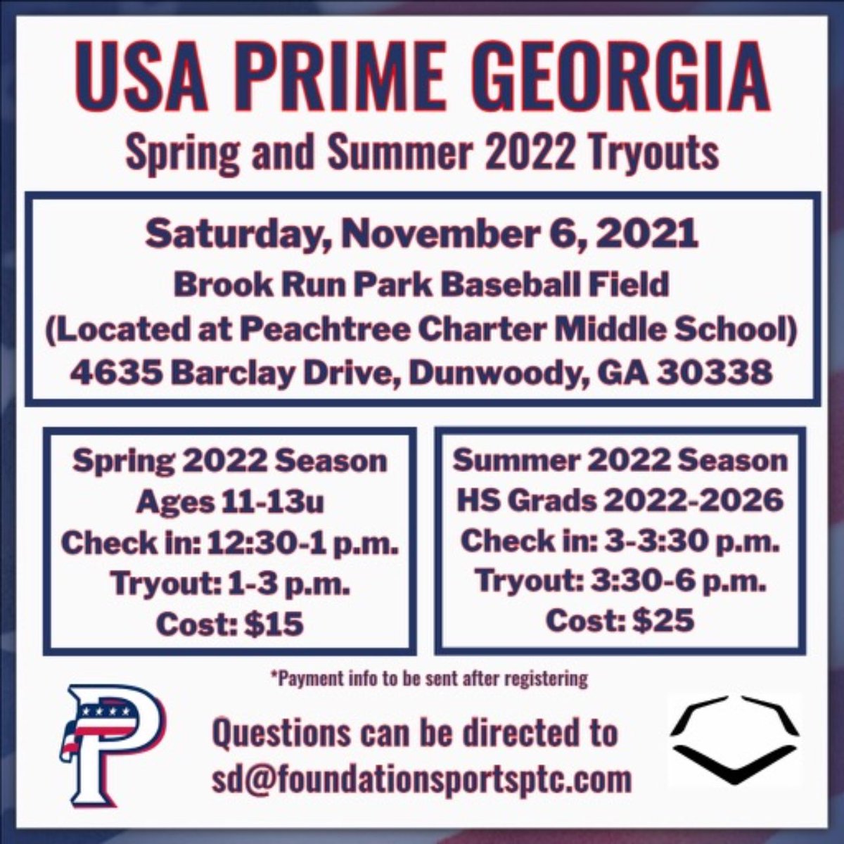 USA_Prime_GA's tweet photo. Tryouts are βπ» weeks away.
@USA_Prime_GA offers development of the player & the person.Excited about the coaching staff assembled for the β22 season. A lot of knowledge in baseball & in life.
Link is in the bio for signup. #JoinThePrimeMovement @USA_PrimeBB @USAPrimeNat https://t.co/tioWIwxm8L
