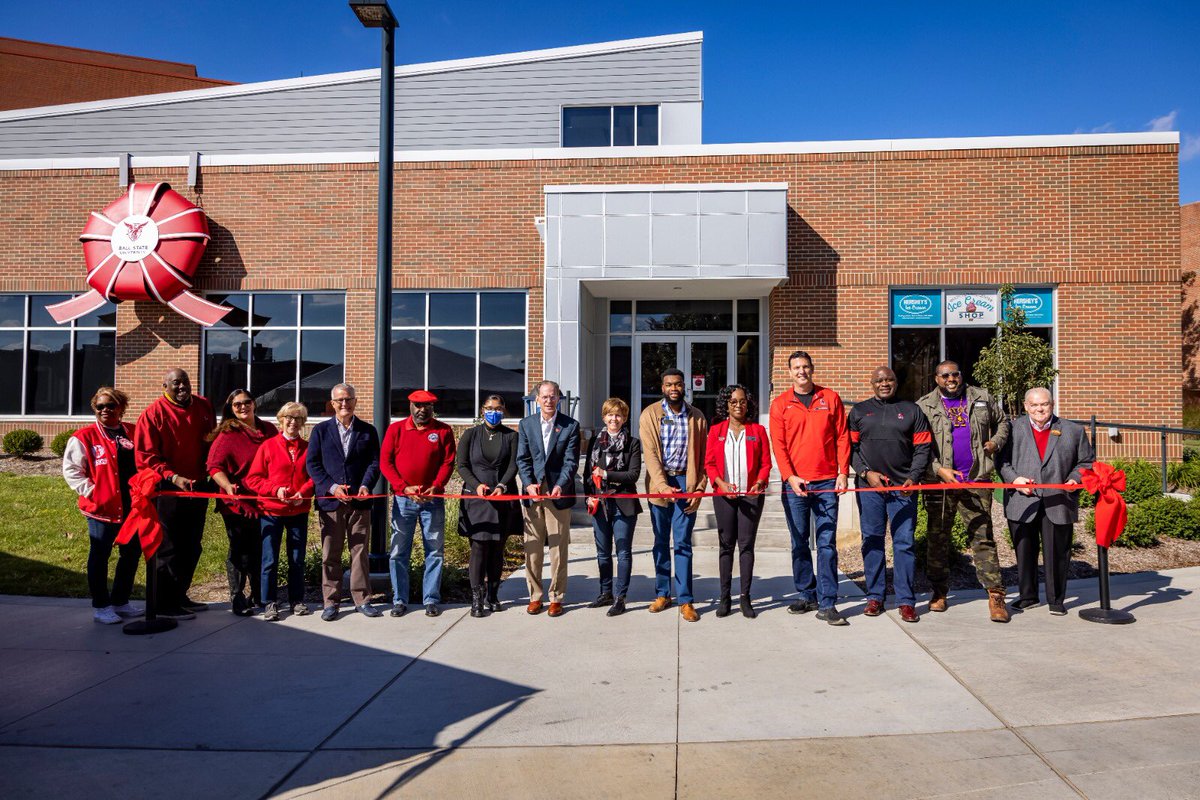 PresidentMearns's tweet photo. Today, our University held a ribbon cutting ceremony for our new Multicultural Center. I am proud that this new facility serves as a physical manifestation of @BallState’s commitment to keep inclusive excellence as a foundation in all that we do. #WeFly https://t.co/TIAr5XuIq0