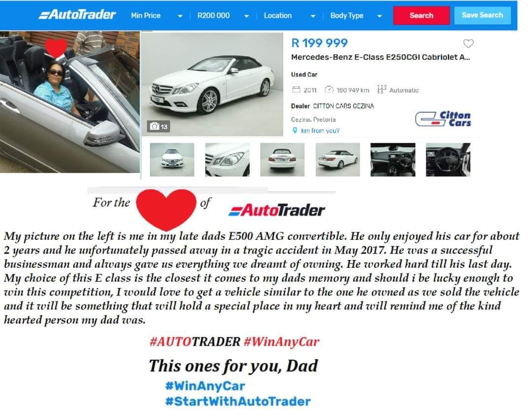 arushasingh's tweet photo. @AutoTraderSA #AutoTraderSA #StartWithAutoTrader #WinAnyCar #carfie https://t.co/AxVIQC4Xdi