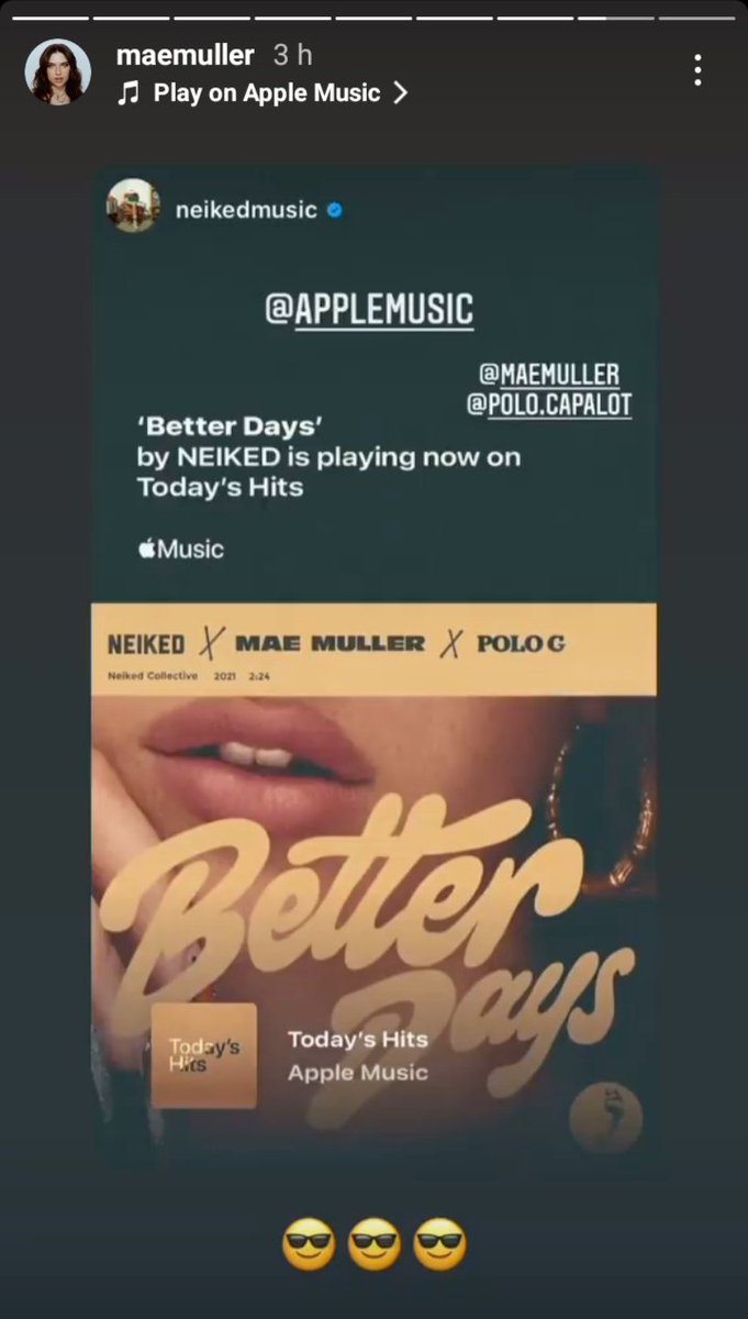 MaeMullerDaily's tweet photo. 📲|Mae via IG stories https://t.co/pdlt5P0xAV