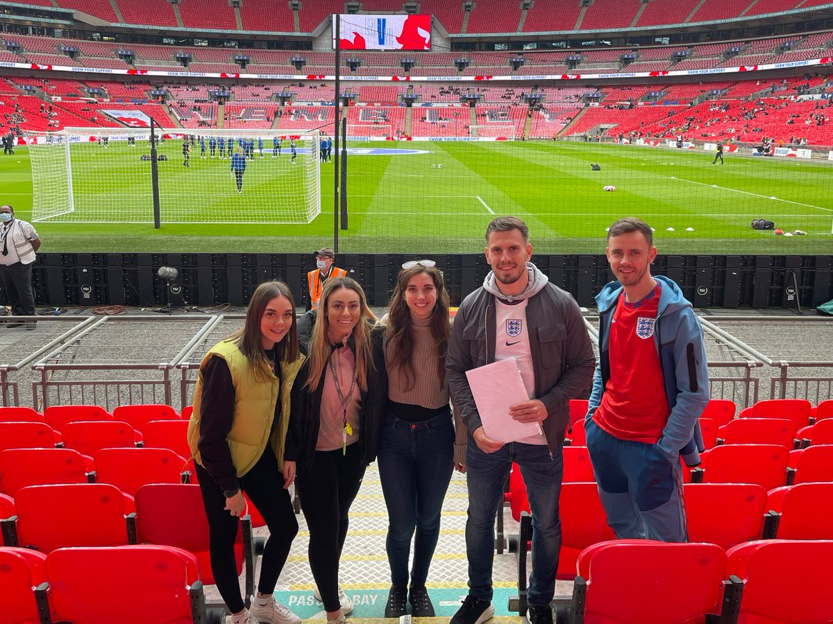 MissPaciPE's tweet photo. Took 40 girls to Wembley tonight to watch England women. I organised it to inspire our girls and have an open mind about football and we did just that! My first school trip, successful ✅ 

Stressful but so worth it! https://t.co/T7QGmD9ySG