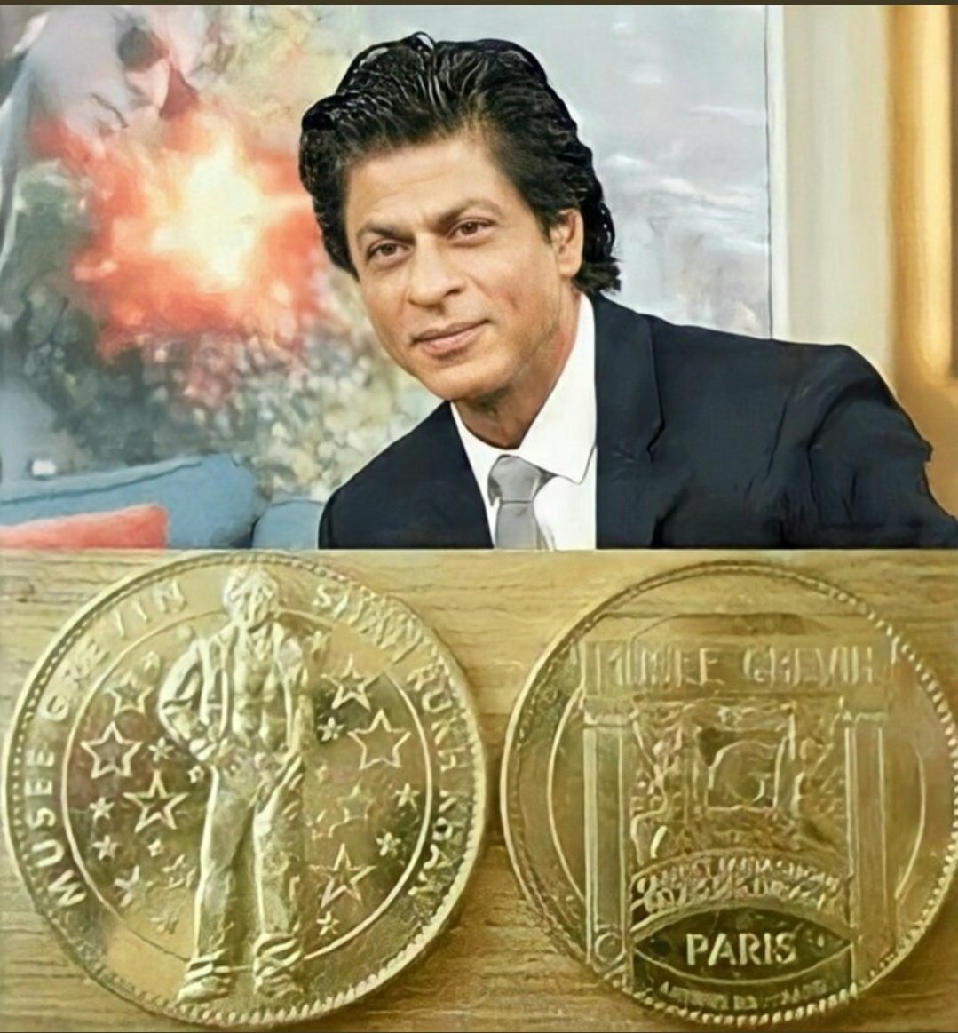 SameerG50162476's tweet photo. Shah Rukh Khan became the only actor whose name is printed on a Gold Coin in France Museum
Aur ye log jinki 2 kaudi ki aukat nahi hai wo SRK ko troll kar rahe hai 😂
WORLD LOVES SRK
#standwithSrk https://t.co/AwFt7O9BP6