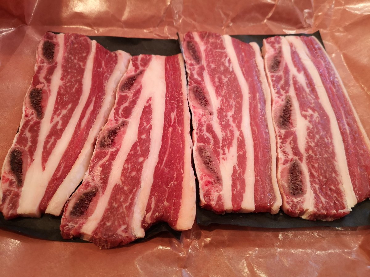 andrewcoppolino's tweet photo. The first ingredient for tonight's #Galbi, via @Charles_Meats. #shortrib #flanken #barbecue https://t.co/eMfy7tqvkV