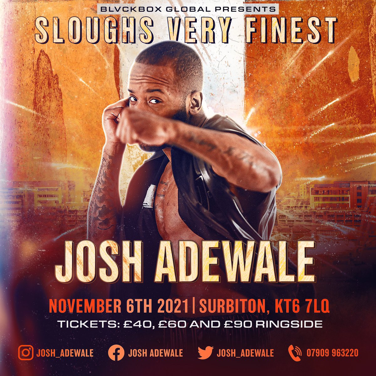 #2WeeksToGo. For tickets contact me or use the link below! 🎟

josh-adewale.sumup.link
