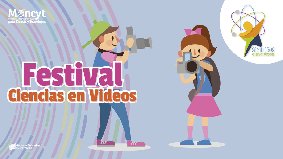 algonzalezca's tweet photo. 𝐏𝐚𝐫𝐭𝐢𝐜𝐢𝐩𝐚! ✍️🇻🇪 

El Mincyt_VE te invita al Festival de Ciencias en Videos 

¿Te vas a anotar? infórmate de qué trata: https://t.co/LJx8rZeq3E 

¡No te quedes por fuera! https://t.co/eHIVcPor7v