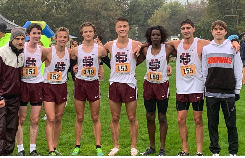 The University School Cross Country Team came in 8th out of 22 teams today at the Division I District Meet at Madison High School, qualifying for the Division I Regional Meet next week at Boardman. Way to go guys!