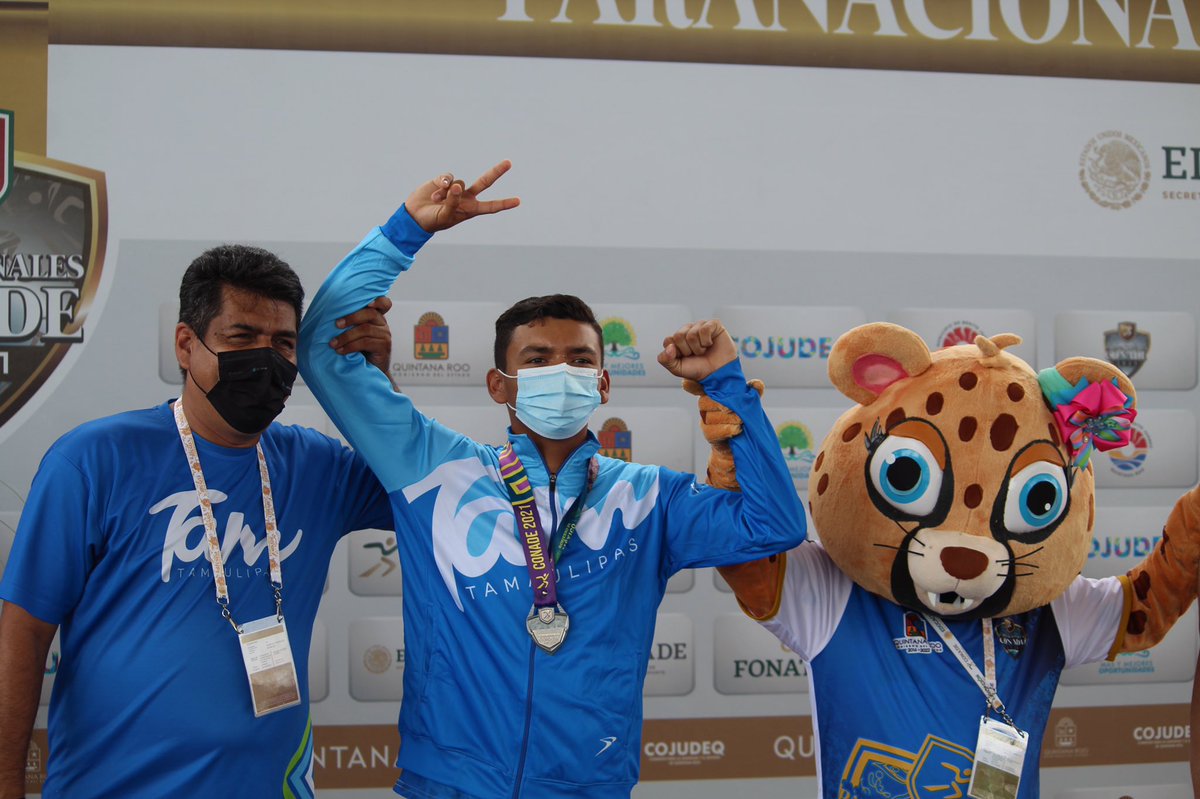INDETamaulipas's tweet photo. Cierran nuestros #Superatletas de #Paratletismo con más medallas el día 2️⃣ de actividades en #ParanacionalesCONADE2021 🏆 
Son un #OrgulloTamaulipeco  
🥈Alan Torres
🥇José García, Pascual Ruiz, Gabriel  Avilés y Gerardo González https://t.co/T7DxQmkVaA