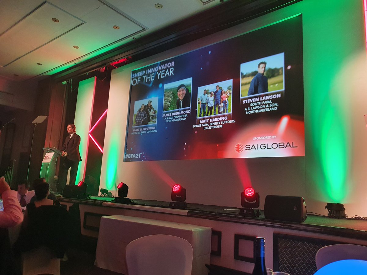 A challenge and a privilege to be part of this year's judging panel for Sheep Innovator of the Year 2021 <a href="/FarmingAwards/">British Farming Awards</a> 😅
Well done and congratulations to all the finalists and winners! 🐑🎉
<a href="/BentleySuffolks/">Bentley Suffolks</a> <a href="/JamesADrummond/">James Drummond</a> <a href="/LawsonL93481496/">Steven Lawson</a> <a href="/MattPipSmith/">Matt & Pippa Smith</a>