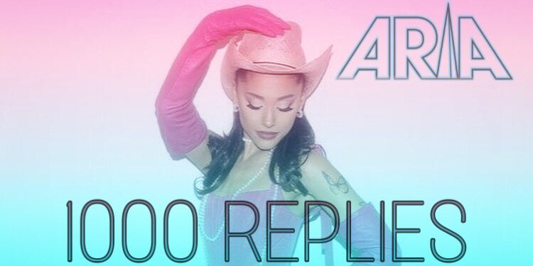 🚨 MASS VOTING PARTY 🚨

🔸Round 9🔸

Goal: 1.000 replies 

Use: #ARIAsArianaGrande