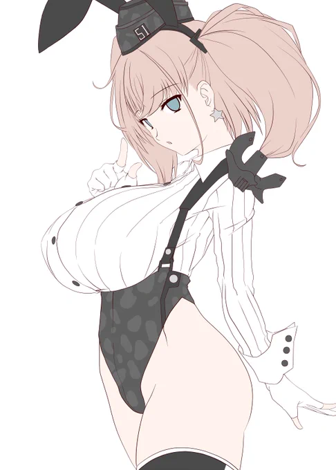 未完成だけど前載せたらえらいいいね付いたから #このタグを見た人は一番えっちな海外艦を貼る 
