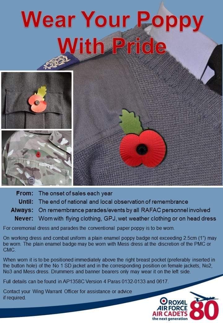 Wear your poppy with pride