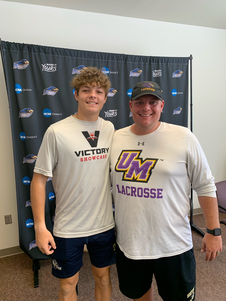 CollinSchuster3's tweet photo. Had a great visit today with @JLange86  and @Montevallo_MLax. https://t.co/P43hJA4cV2