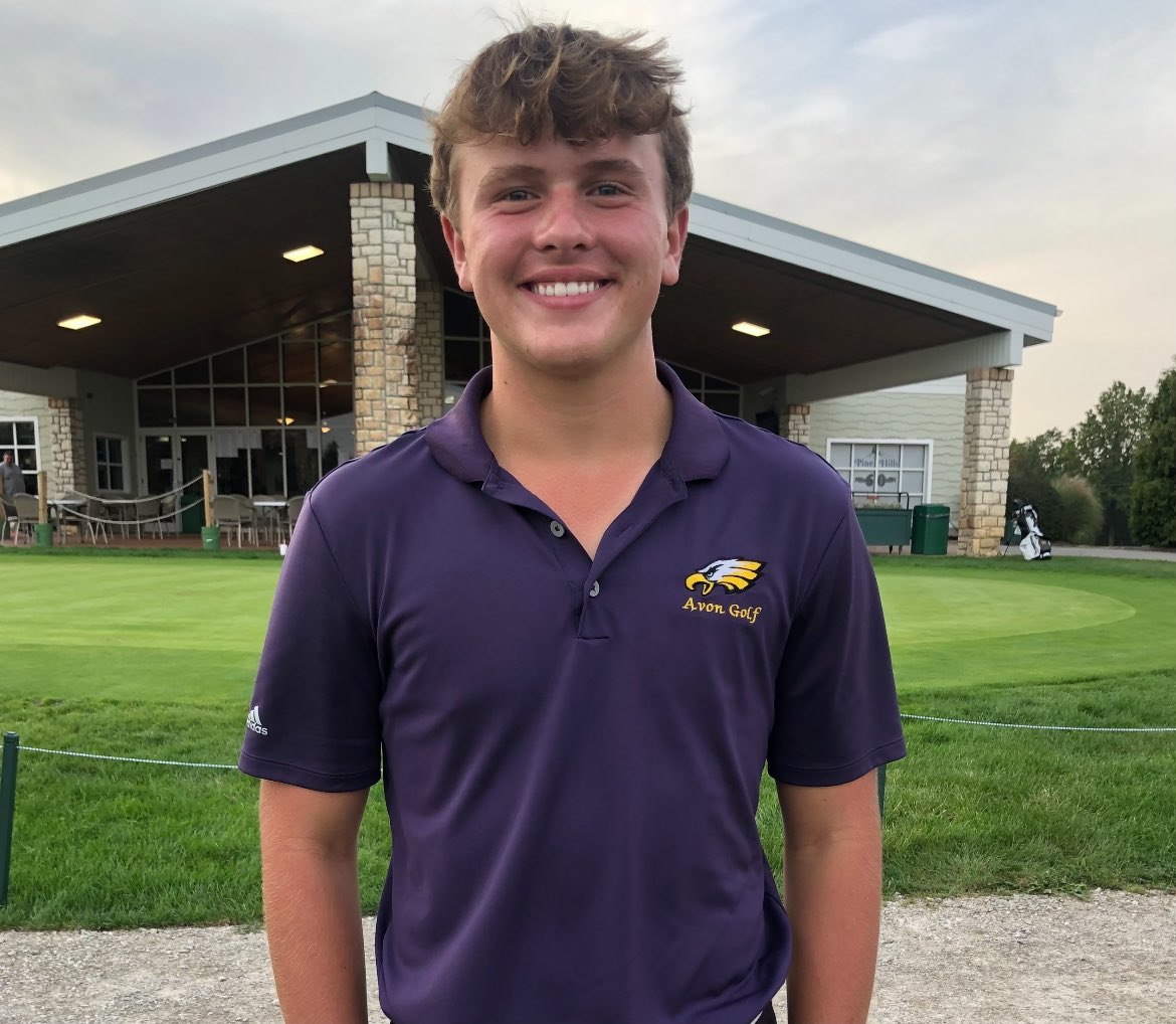 avoneagles's tweet image. Congratulations Nolan King on a historical season. 1st Avon boys golfer to make it to state!!! Super proud of you!!