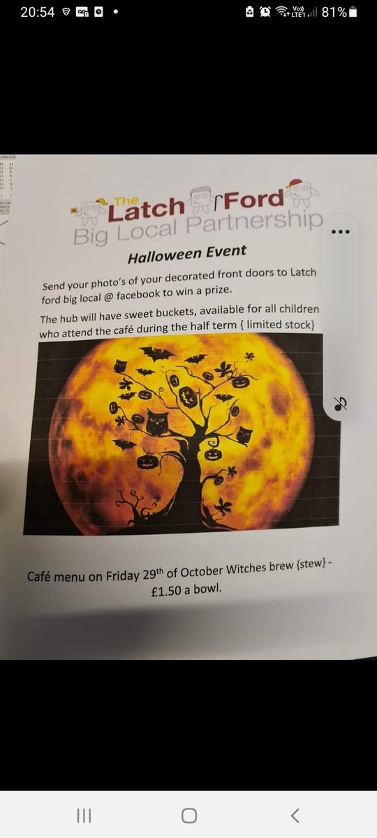 Join in and have a chance to win
Happy Halloween 🎃🤪
#latchford
<a href="/StMargarets2015/">StMargaret's Latchford's Community Hub</a> 
<a href="/Lynn58494922/">lynn</a>