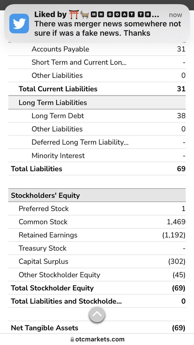 SirAzam's tweet photo. @mn_goat_trader For the learning purpose could you please explain this to me. AAGC balance sheet shows no cash or cash equivalent but just liabilities. How this is better compsre to CZNI. Thanks for your time and help. https://t.co/wAyoAdVqRO