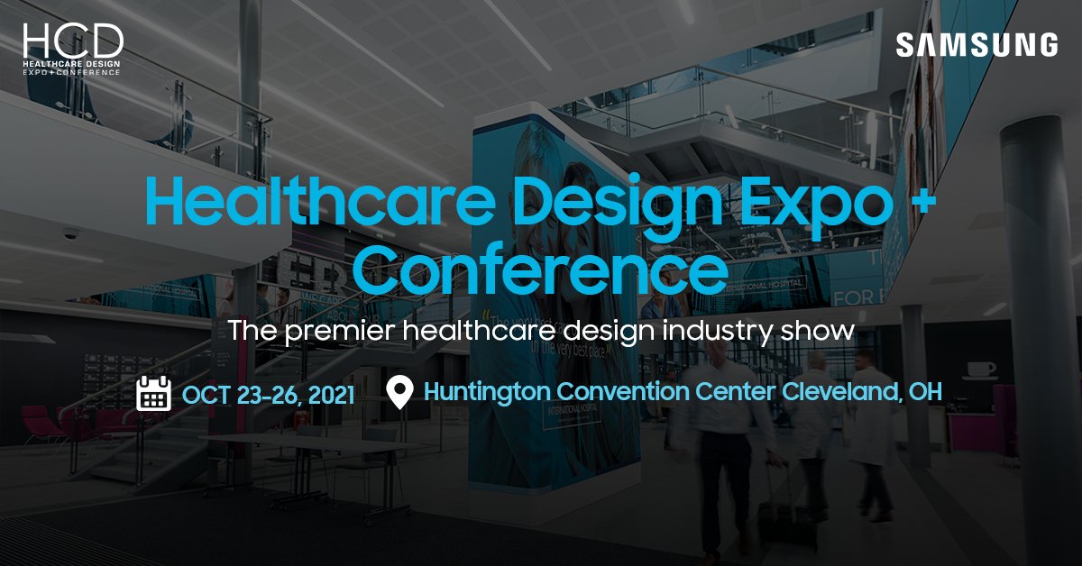 SamsungHealth's tweet photo. Today marks the official start of the Healthcare Design Conference!
Discover new products and services, learn about new research and trends, and form new industry connections all within the world of healthcare design. We'll see you at #HDcon!
https://t.co/BgWrAQZXp9 https://t.co/PhRDPr4j7a