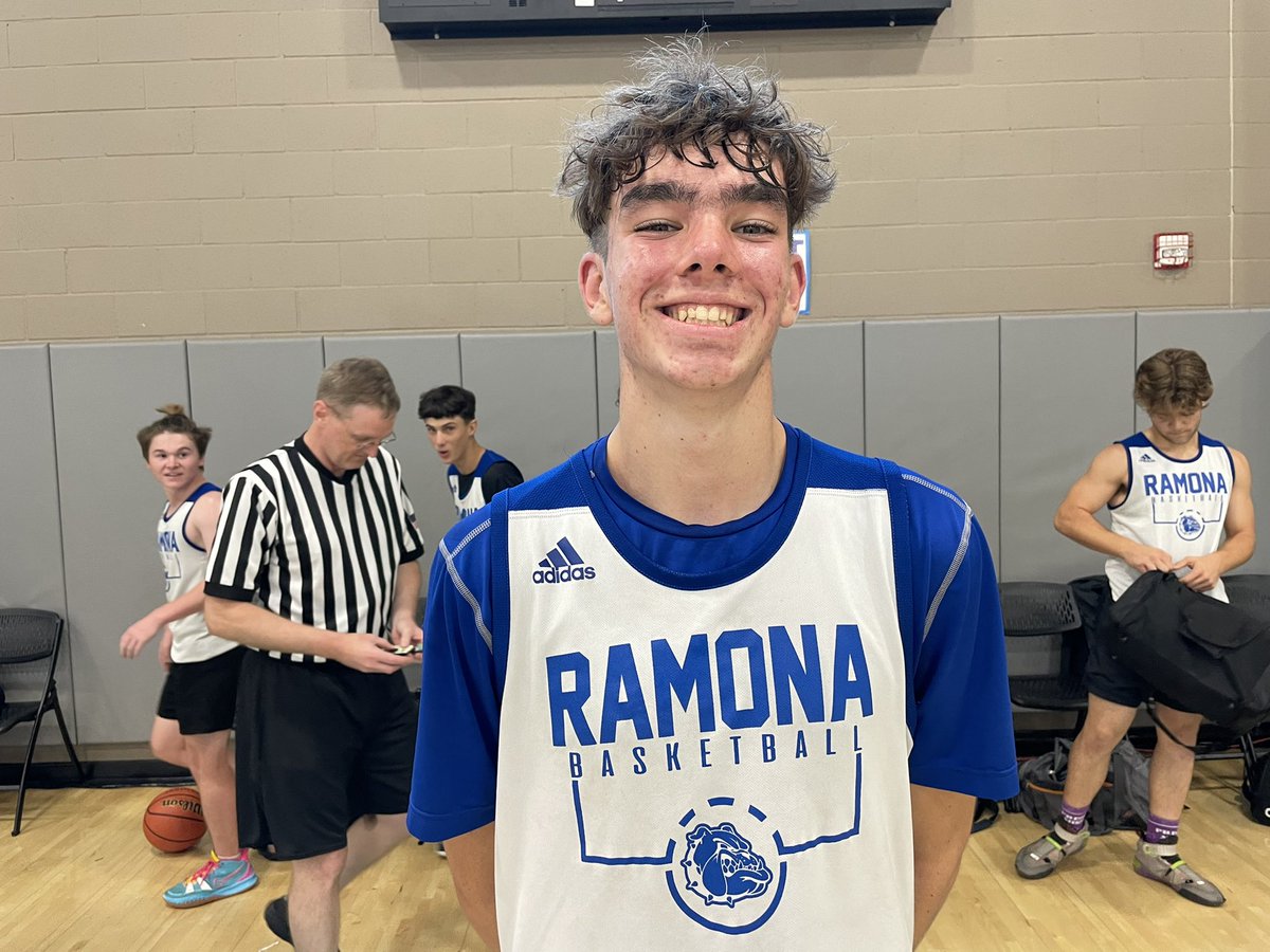 FullTimeHoops1's tweet photo. Ramona races past Guajome Park Academy. The Bulldogs should figure into the CIF D3 picture with its solid mix of skill and physicality. 6-4 2024 W Chase Newman (top, left) is an underrated prospect in the class. Vogelhuber, Moe and Supnet-Lutu all solid. https://t.co/ltltwG71sL