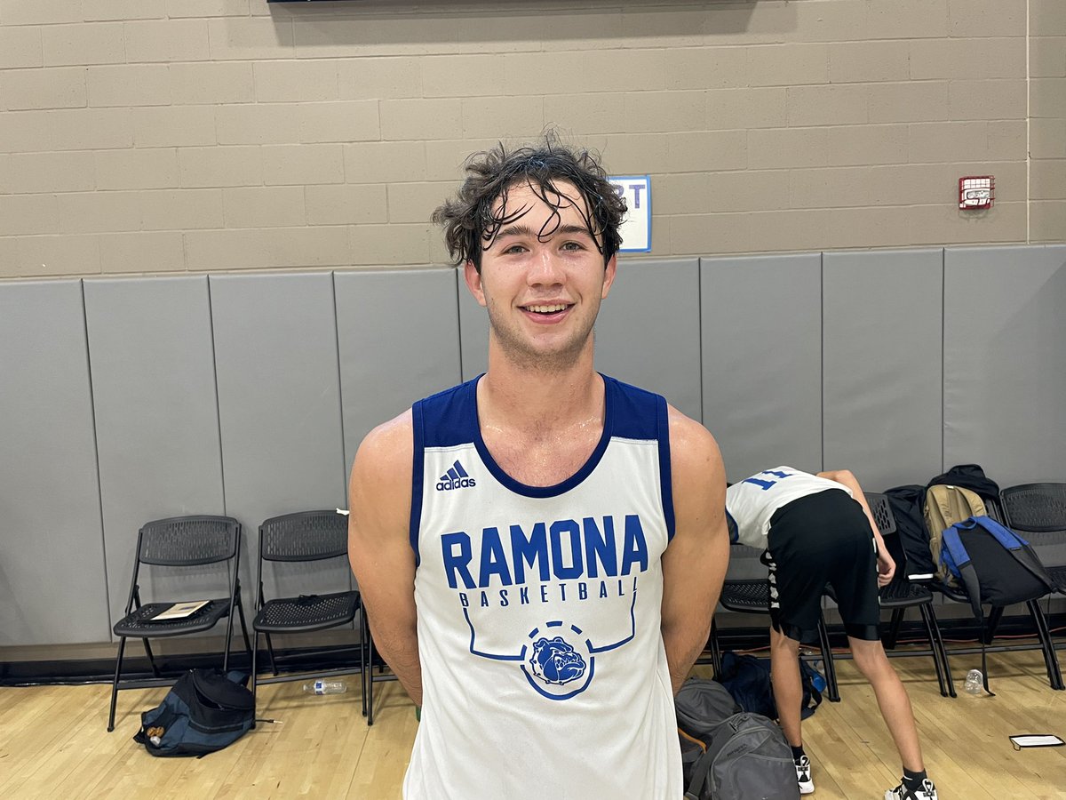 FullTimeHoops1's tweet photo. Ramona races past Guajome Park Academy. The Bulldogs should figure into the CIF D3 picture with its solid mix of skill and physicality. 6-4 2024 W Chase Newman (top, left) is an underrated prospect in the class. Vogelhuber, Moe and Supnet-Lutu all solid. https://t.co/ltltwG71sL