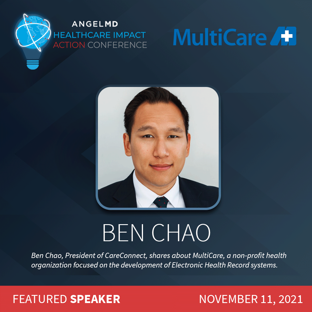 angelMD_Inc's tweet photo. #MultiCare is a non-profit organization working towards the development of electronic health record systems. Ben Chao, President of CareConnect, talks more on our #HealthcareImpactActionConference this Nov. 11. Join now via this link: https://t.co/GVreIjCcBn
#AngelMD #Innovation https://t.co/iCr9ZtI6OK