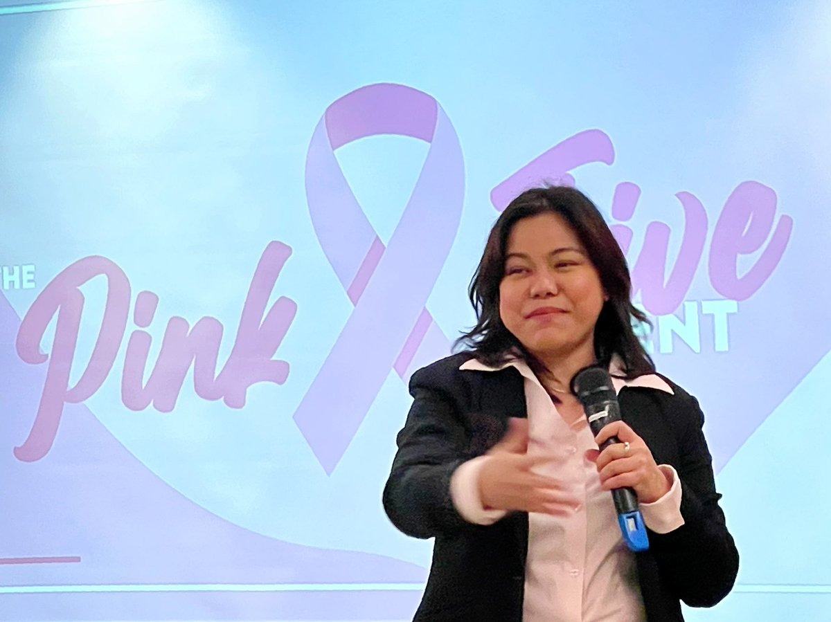 Qabayan943's tweet photo. The Pink Five event of #DWF - A Breast Cancer Awareness Campaign launched with remarkable stories, informative talks from inspirational speakers, fitness activities &amp; great food for all of its attendees.

Thank you to Ms. Conchita Ponce for having us and congratulations! https://t.co/ODlYbPN2cB