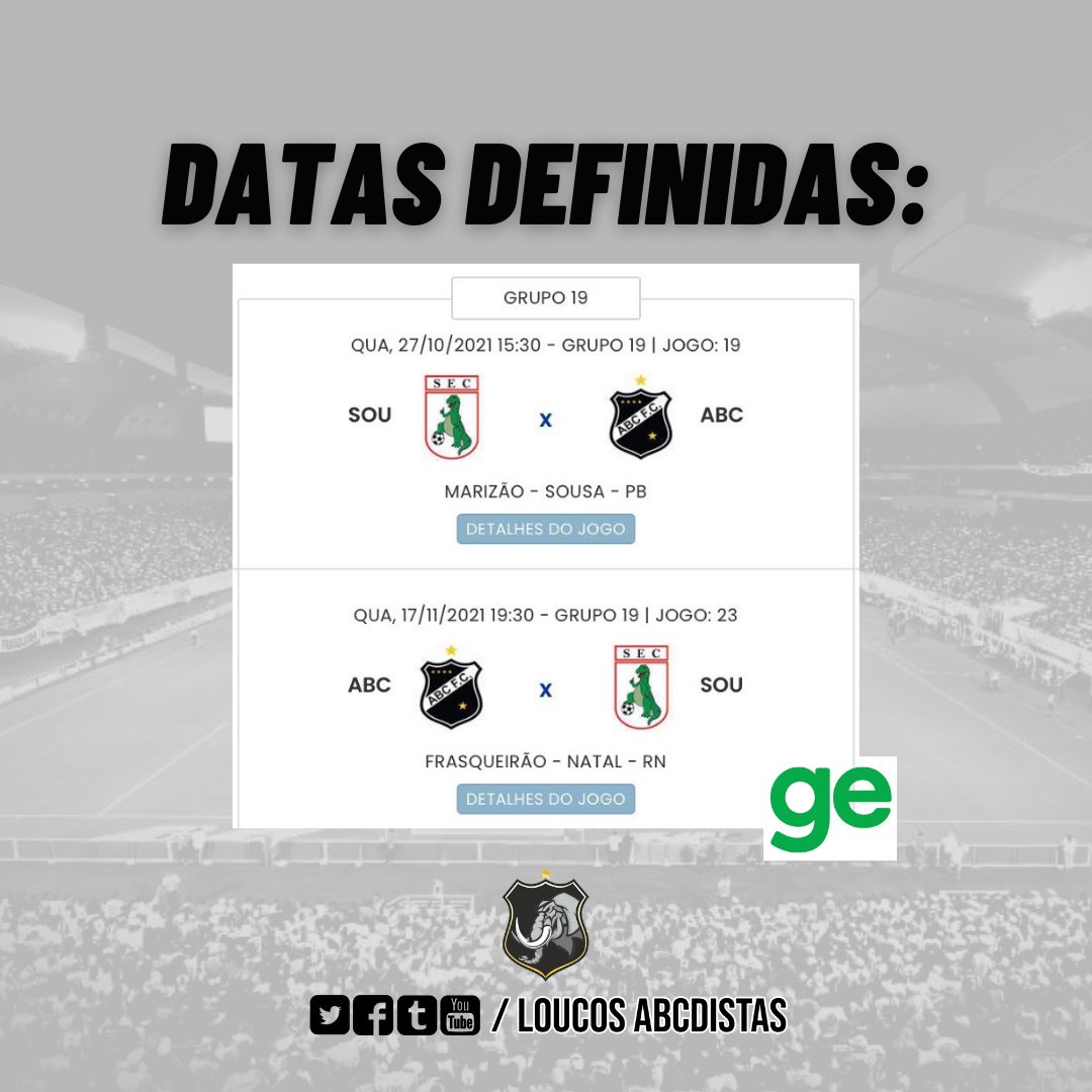 LoucosABCdistas's tweet photo. A CBF divulgou a tabela detalhada da 3ª fase da Pré-Copa do Nordeste. Decisão vai ocorrer no Frasqueirão, caso passe de fase, o Mais Querido estará classificado para a Copa do Nordeste 2022.
#boraabc #loucurasemcura #maiordorn #abcfc #copane https://t.co/Vr8TEkZXbt