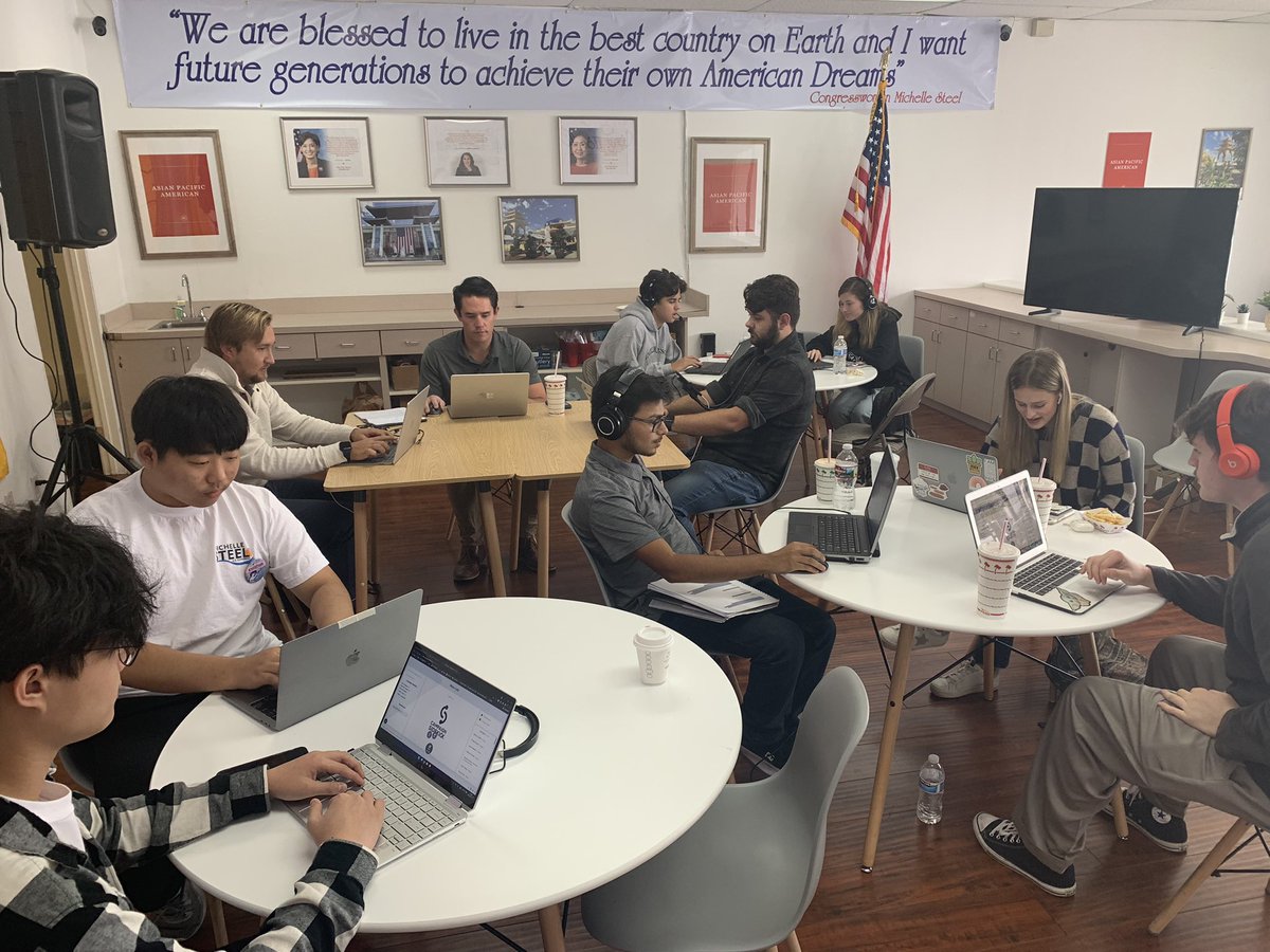 polisci_bryan's tweet photo. CA Victory Volunteers in #CA48 are calling in to Buckeye state this NWOA to remind them whatβs at stake in the Ohio-15 Special Election. Help elect Republicans Nationwide this #NationalWeekendofAction by signing up to volunteer at https://t.co/9nQLRE64VU #LeadRight #SteelTeam https://t.co/cCUnXlapzB
