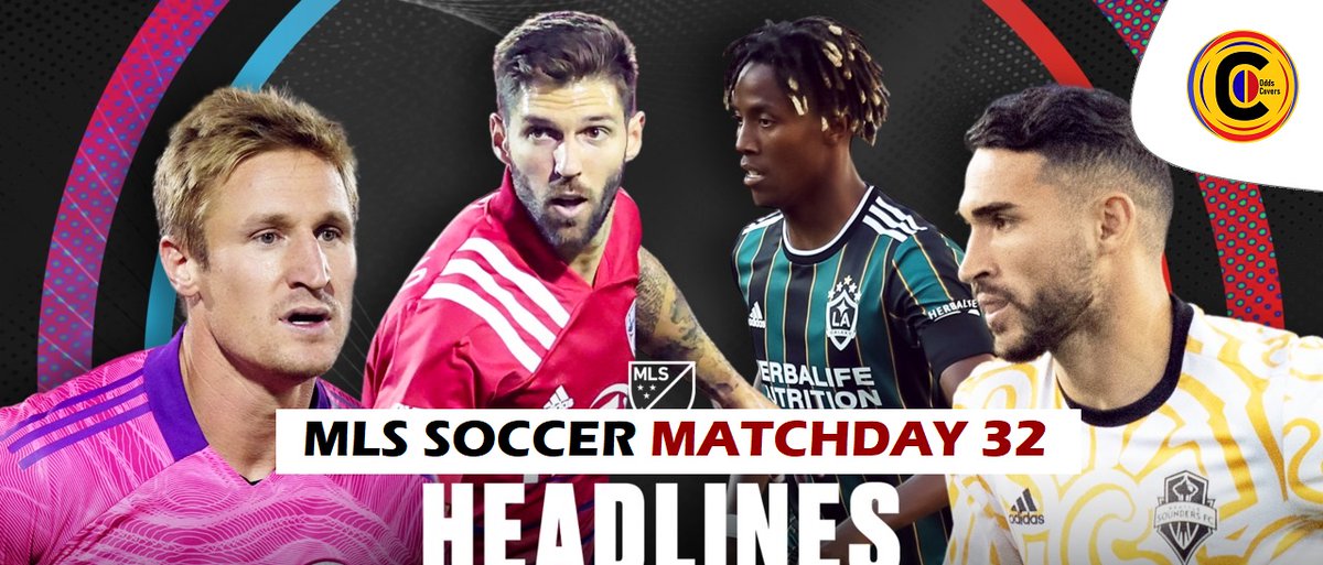 OddsCovers's tweet photo. #MLS #Soccer Matchday 32 
Games Saturday October 23 to Suanday October 24, 2021

Full Matchups Here - https://t.co/VuJ3E1w12V 

Get Your Welcome Bonus For Free Here - https://t.co/jPLKwLgLFh 

#Soccer #football #epl #laliga #indiewatch #indieGameTrends #ChuhouJoutai #indiegames https://t.co/R3QKkKjA25