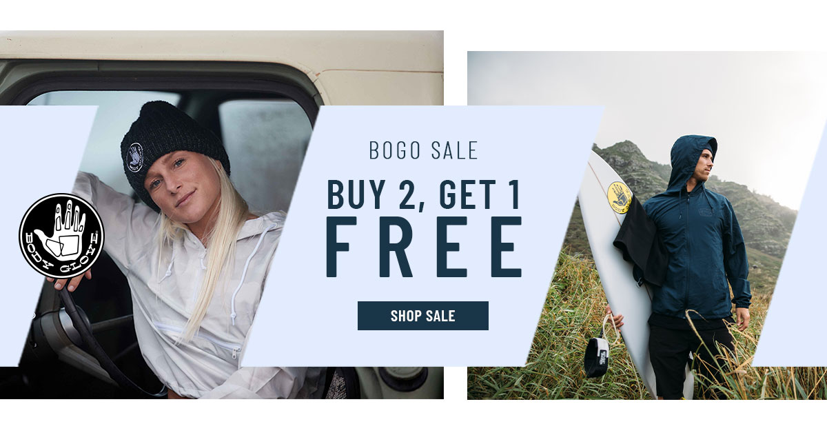 We never do this! Stock up on some Fall Gear while supplies last. Buy 2, get 1 FREE on select items. bodyglove.com/collections/fa…