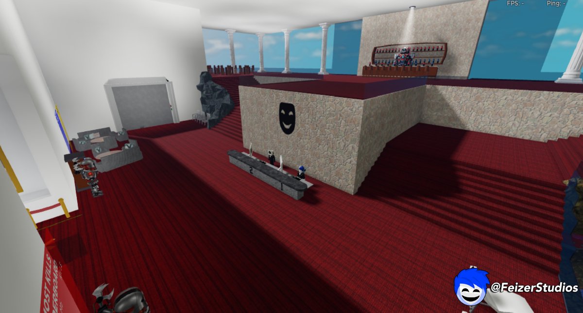 FeizerStudios's tweet photo. 🎭Current lobby of #FinalMasquerade🎭
I want to improve it before the release🤖 https://t.co/M7GeOQjNIh