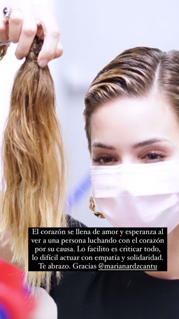 AlessandraRdlv's tweet photo. Lo difícil es entregarte a tu causa, con amor, solidaridad y empatía y todo el corazón. 

Lo fácil es criticar y señalar todo. 

Gracias Mariana Rodríguez 🙏🏽 @marianardzcant https://t.co/ILECUJCVi1