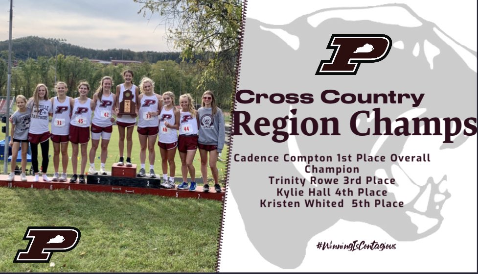 🚨New Hardware Alert 🚨 
Congratulations to Coach Tony Whited and the Girls’ Cross Country Team on winning the Region 7 Championship!!   Cadence Compton finished 1st and is the overall Region Champion! #WinningIsContagious