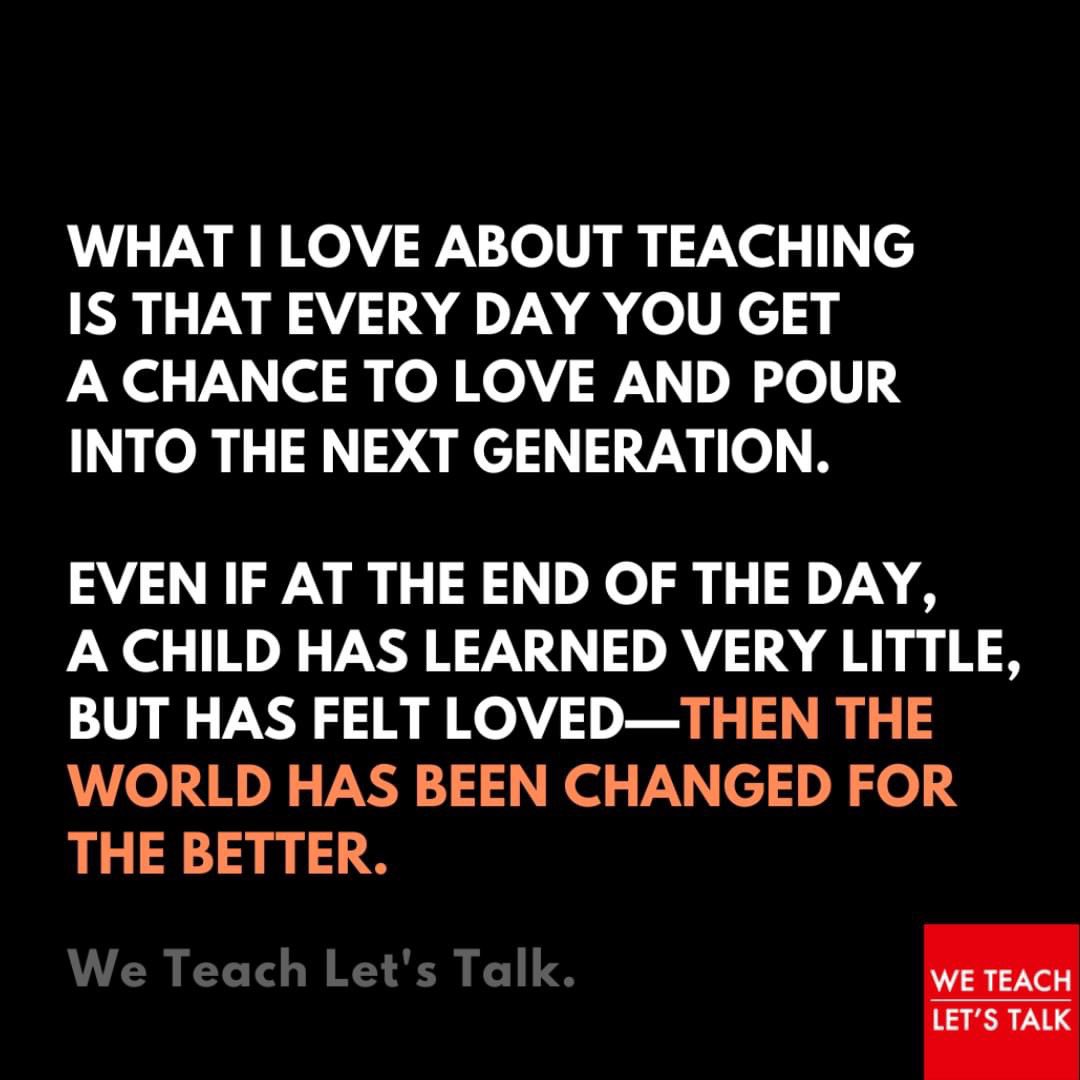 missturman113's tweet photo. Say 👏🏼 it 👏🏼 louder 👏🏼 
Relationships and love over curriculum now more than ever! https://t.co/XHKKMI4IZl