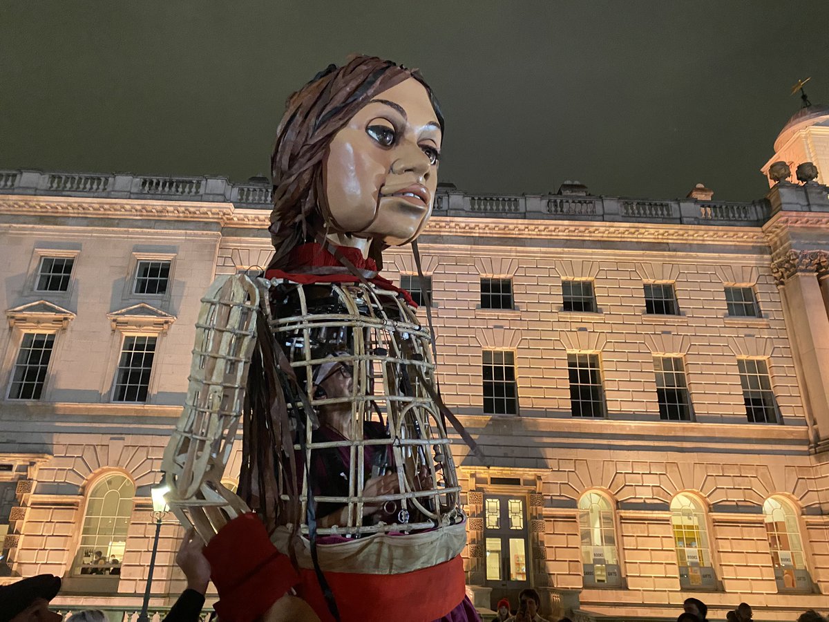 ilikeKatie's tweet photo. #LittleAmal An encounter of creativity and humanity in Somerset House with Little Alma. https://t.co/SthbUECLVV