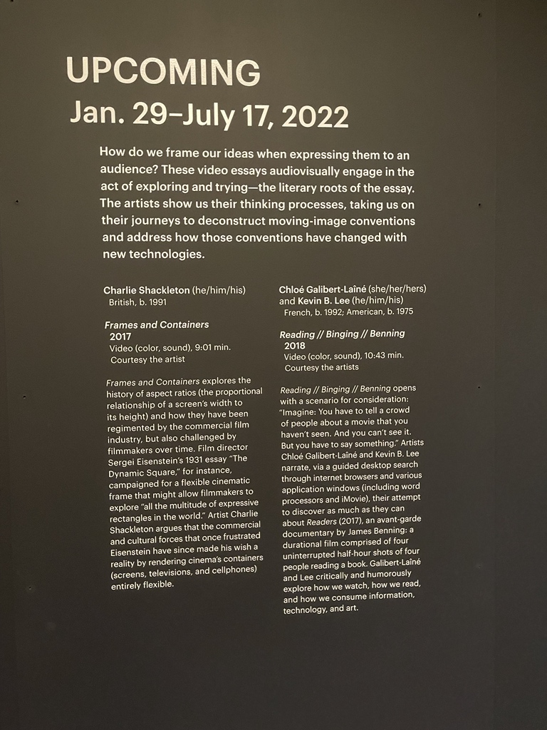 Excited to check out <a href="/alsolikelife/">Kevin B. Lee</a> at the <a href="/msubroad/">MSU Broad Art Museum</a> next year - very cool.