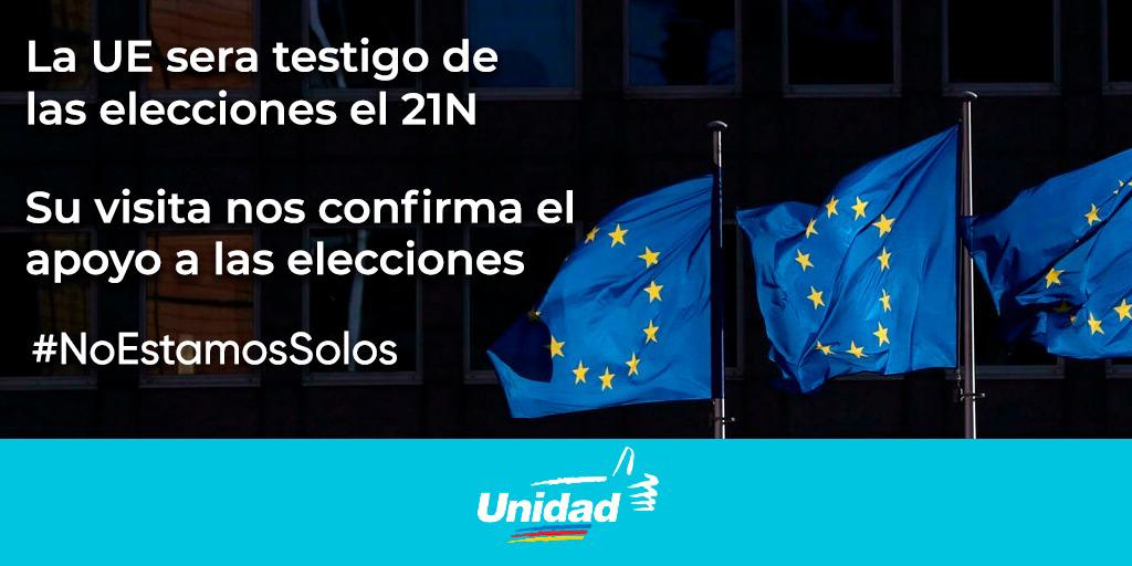 Alijmendez's tweet photo. El #21N damos un paso importante hacia la recuperación progresiva de la democracia en Venezuela. #NoEstamos solos en esto, el organismo multilateral más importante del mundo, la ONU y la UE, harán registros del proceso.

Este #21N #YoVoto por la conquista de cambios para mi país. https://t.co/FJJA4rOhLT