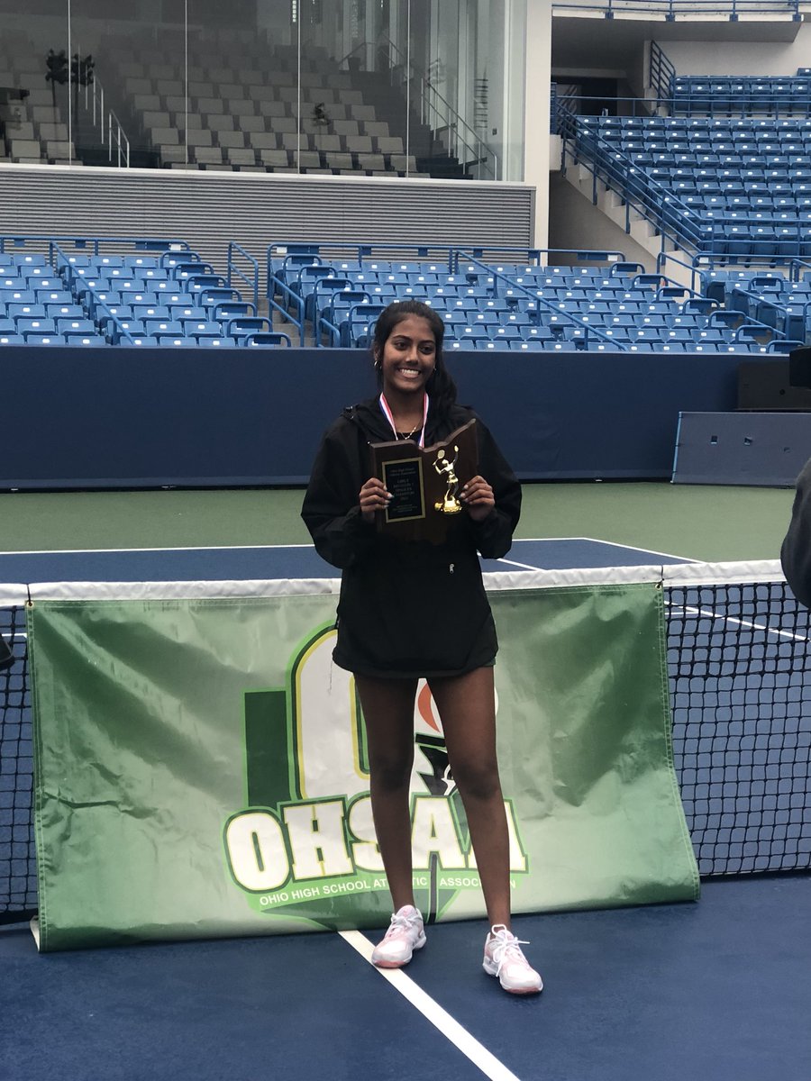 🎾 #OHSAA GIRLS TENNIS: Congratulations to junior Shyla Aggarwal from Mason on winning the 2021 Division I Singles State Championship!