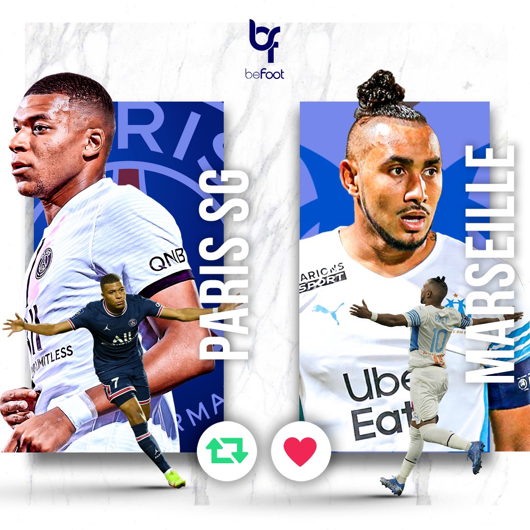 _BeFootball's tweet photo. Quelle équipe allez-vous supporter pour le Classique ? 🧐 #OMPSG 

🔄 PSG

❤️ MARSEILLE https://t.co/JIF6uur8Ns
