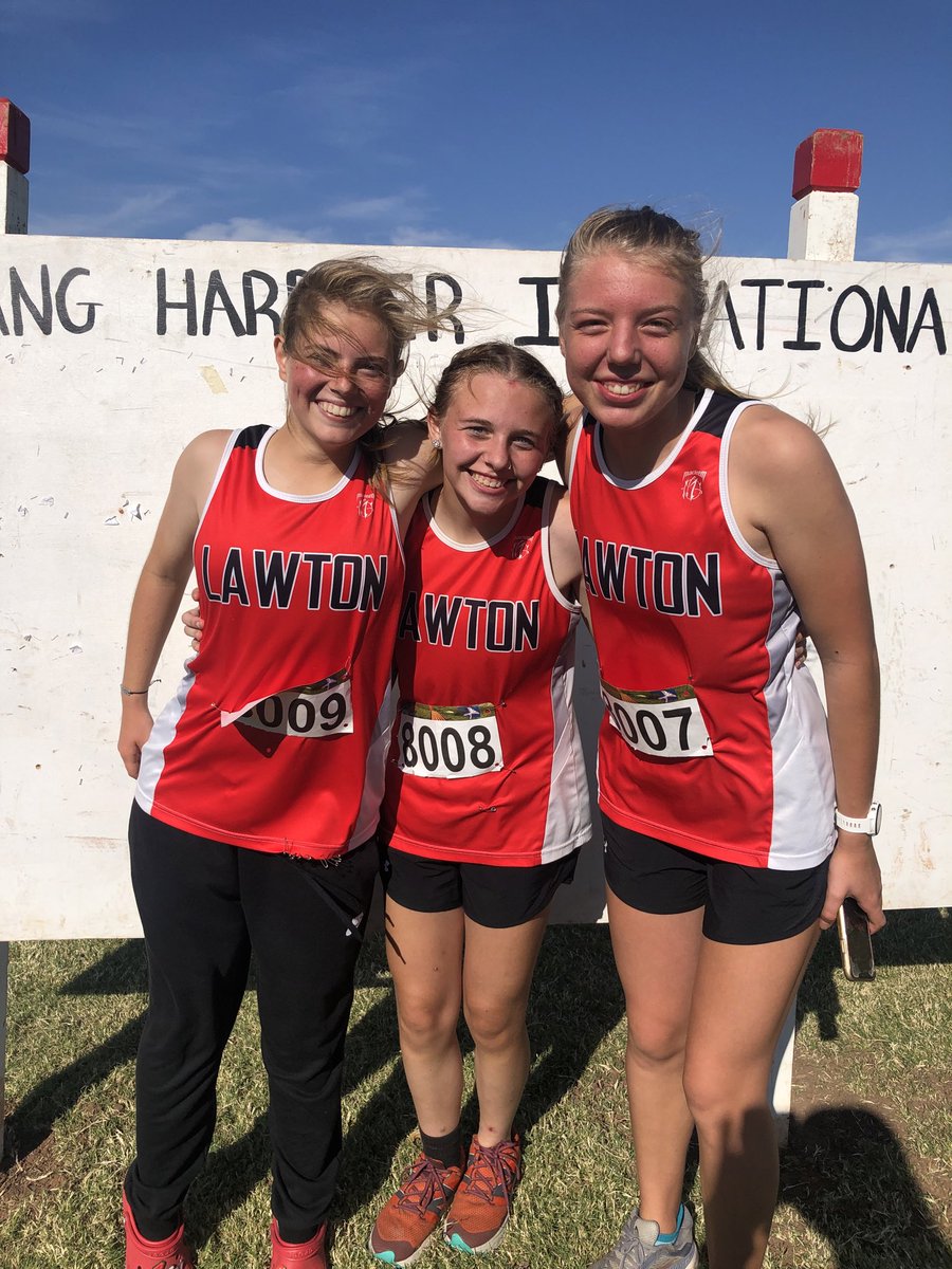 LawtonPS's tweet photo. Congratulations to our Lawton High School Wolverines Cross Country State Qualifiers:
Lyric Swatzell
Allyson Taylor
Abigail Kamper
David Rich
#WeAreLPS #LawtonPS #GoBigRed #LPSNextLevel https://t.co/wKjYZ9Frts