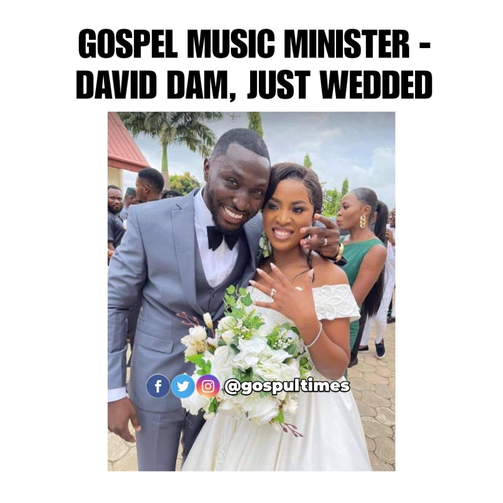 GospulTimes's tweet photo. Gospel music minister - David Dam, just wedded π₯°π₯°
#gospultimes #gospelnews #DavidDam #justwedded #happymarriedlife #koinoniafans #koinoniaglobal #gospelupdate #gospelgist #gospel https://t.co/bwJfppM0tL