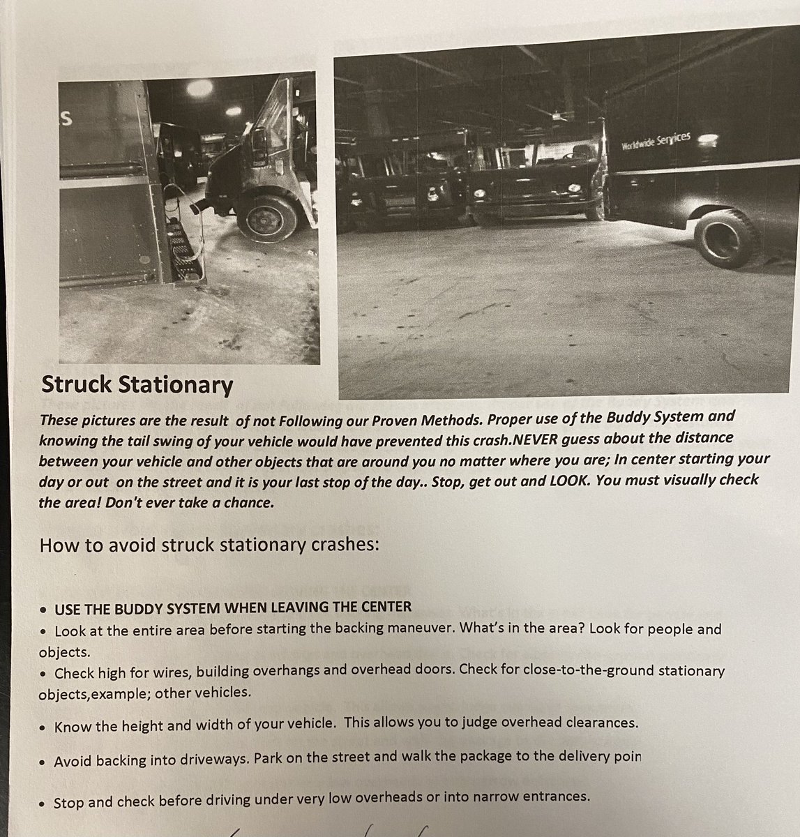 UPSManJohn's tweet photo. Today’s #SaturdaySafety was about how to avoid hitting stationary objects. Practice #SafeSix by leaving a 6’ cushion between your vehicle and stationary objects when possible. #LiveSafely can you get through the turn without knocking off the tennis balls? https://t.co/lcalsFOAcT