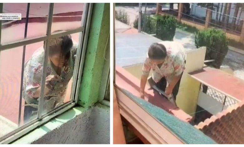 Radio_Formula's tweet photo. ▶ #VIDEO: Amor al chisme nivel... Mujer sube a la azotea para espiar a sus vecinos por la ventana 👀 https://t.co/9tvzdpauZ0 https://t.co/CwUKHNTdco