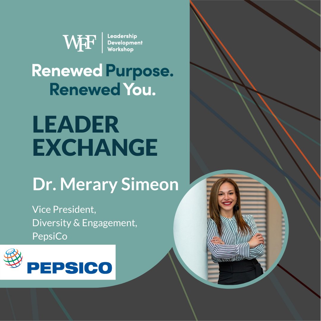 WFFHQ's tweet photo. Find renewed purpose & restoration in Part 2 of our Leadership Development Workshop. You won’t want to miss @PepsiCo's Vice President of Diversity & Engagement, @MerarySimeon!
Learn more & register at the link: https://t.co/dVEZ2aLUzI #WFFLead https://t.co/UXg5mk7scV