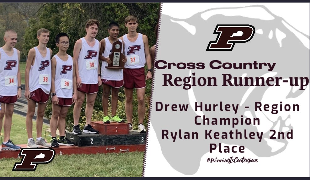 🚨We have another Region Champion🚨Congratulations to Drew Hurley and Rylan Keathley for for leading the way in the Cross Country Region today.