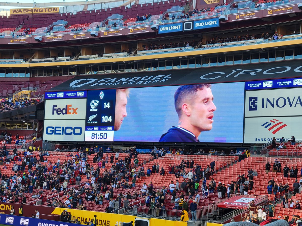 Well, still great to see top level international rugby in Washington, DC.