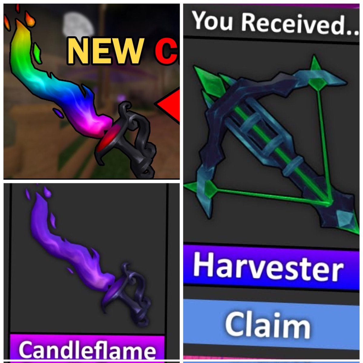 Mm2Store's tweet photo. Brand new godlys for the cheapest price! Make sure to head on over to https://t.co/NcWEWFh4ZZ for the best deals on all MM2 items. https://t.co/5ty3UR4tqW
