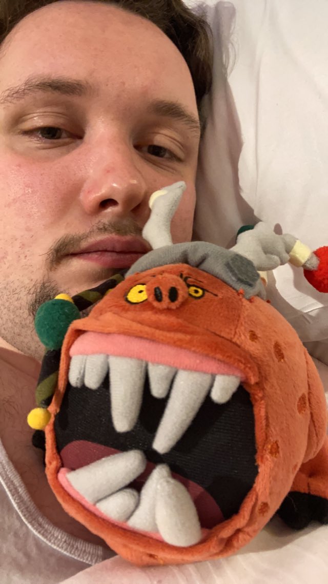GoldingPaintInk's tweet photo. Me and my new best friend … #Squig #WarhammerCommunity #warhammer #SquigGame #warhammer40k https://t.co/Y9RutKymnh